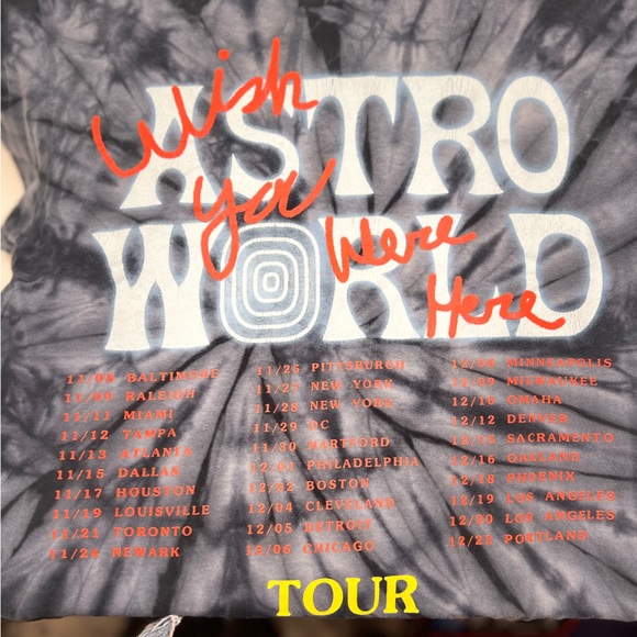 Astroworld Travis Scott Cactus Jack Tour Shirts - Picture 5 of 5